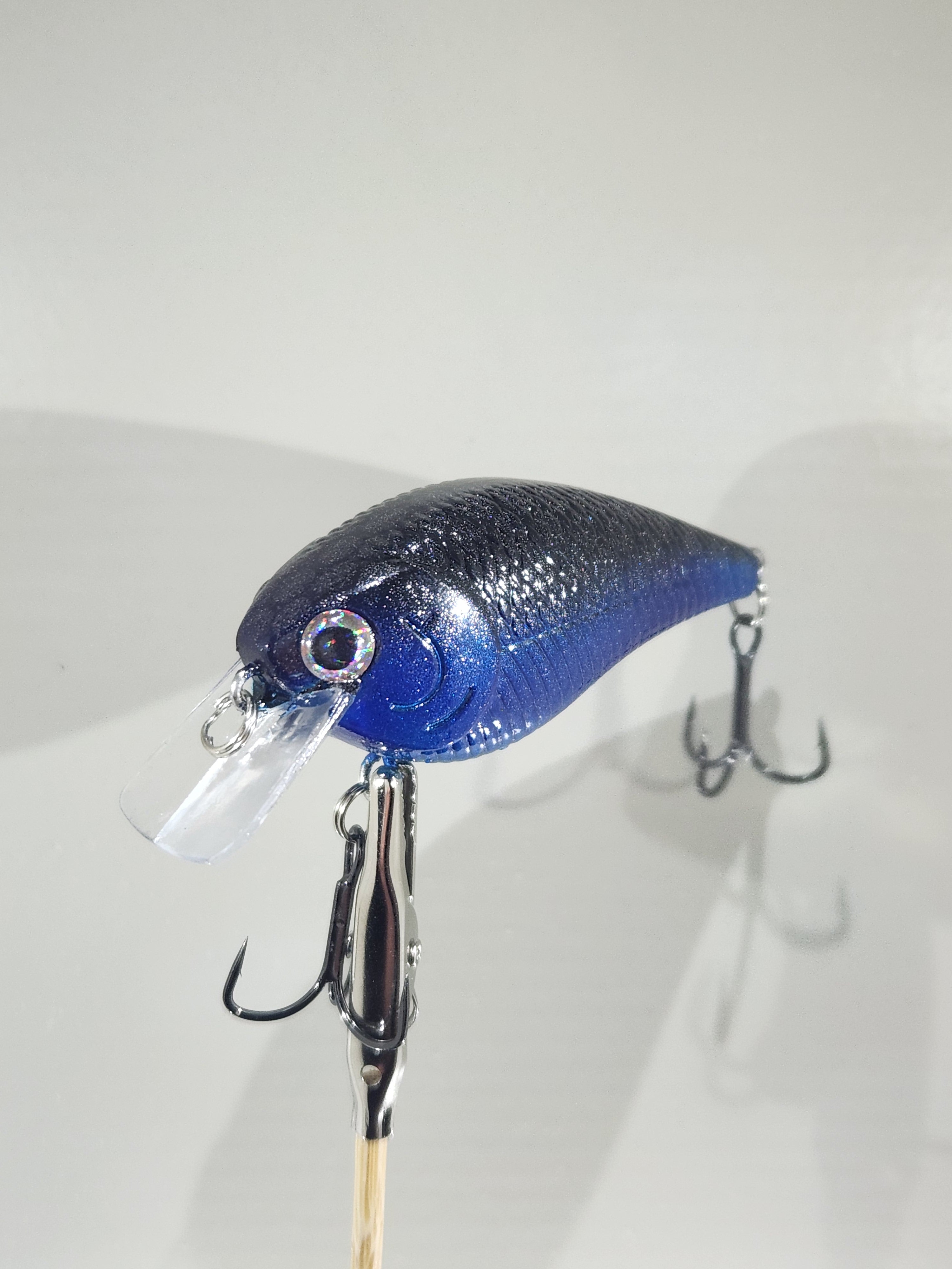 Square Bill Crankbait (Black and Blue Shad)